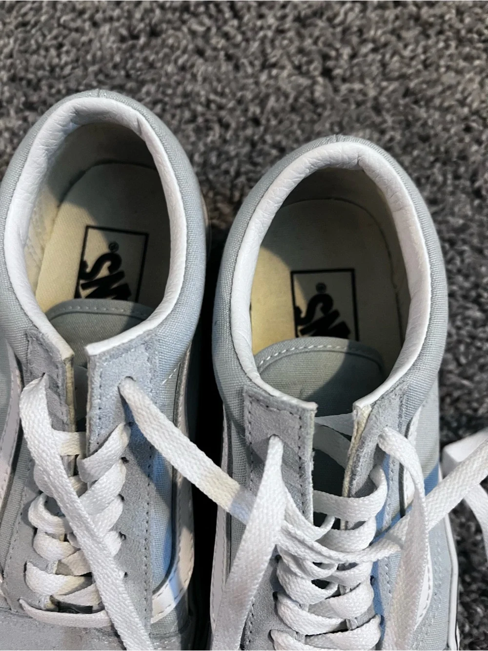Vans old school baby blue sneakers men’s 5.0/womens 6.5